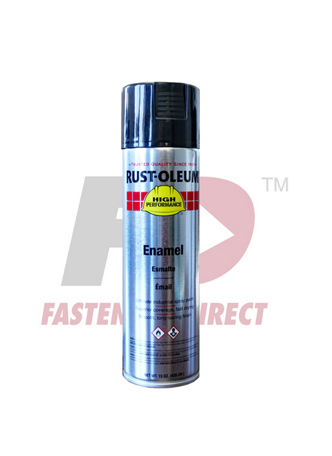 RUST-OLEUM BLACK GLOSS ENAMEL SPRAY PAINT