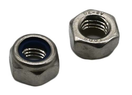 M8-1.25 STAINLESS STEEL JAM (THIN) HEX NUT GRADE A2