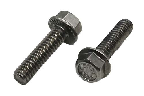 1/4-20 X 1-3/4 STAINLESS STEEL SERRATED FLANGE BOLT GRADE 304 (18-8)
