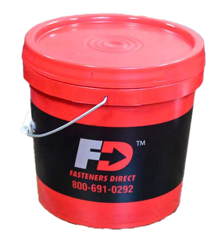 5/16 ZINC PLATED USS (LARGE) FLAT WASHER / RED FD PAIL QUANTITY: 4,150 PIECES