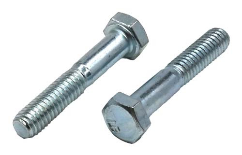 5/16-18 X 2 ZINC PLATED HEX HEAD BOLT (PT) A307 GRADE A