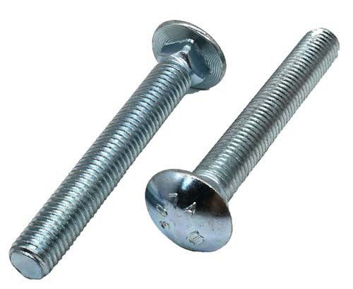 5/8-11 X 4-1/2 ZINC PLATED CARRIAGE BOLT (FT) A307 GRADE A