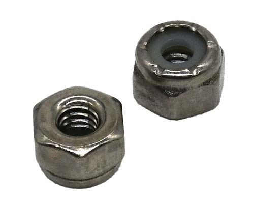 #4-40 STAINLESS STEEL NYLON INSERT LOCK NUT GRADE 304 (18-8)
