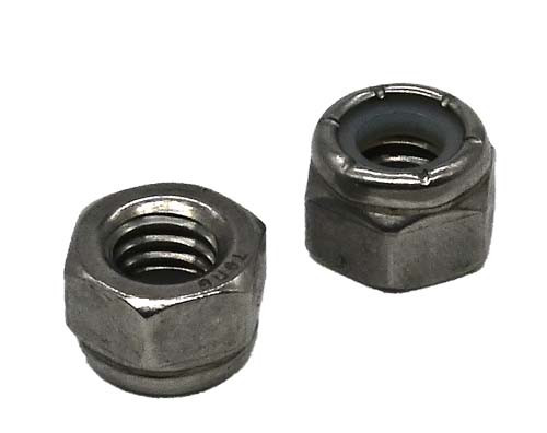 5/16-18 STAINLESS STEEL NYLON LOCK NUT GRADE 304 (18-8)