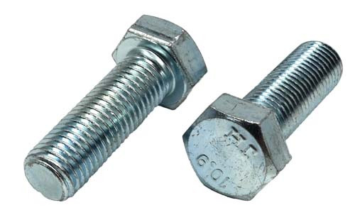 M20-2.50 X 70MM ZINC PLATED HEX HEAD BOLT GRADE 10.9