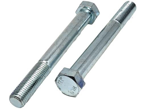 M20-2.50 X 180MM ZINC PLATED HEX HEAD BOLT GRADE 10.9