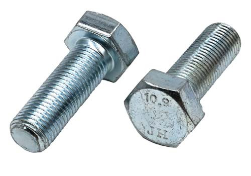 M18-1.50 X 100MM ZINC PLATED HEX BOLT GRADE 10.9
