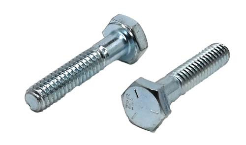 1/4-20 X 1-1/4 ZINC PLATED HEX HEAD BOLT GRADE 5