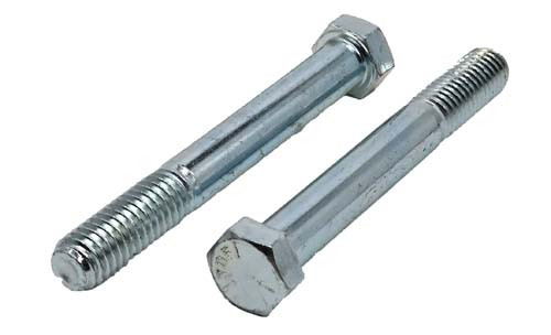 7/16-14 X 3-1/4 ZINC PLATED HEX HEAD BOLT GRADE 5