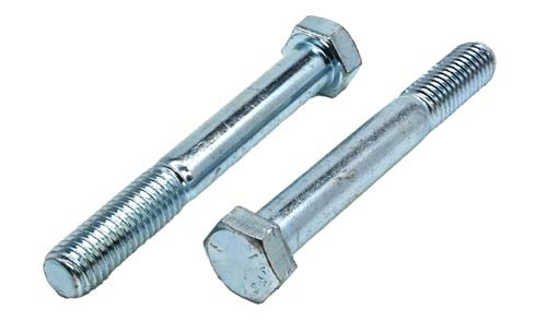 1/2-13 X 3-3/4 ZINC PLATED HEX HEAD BOLT GRADE 5