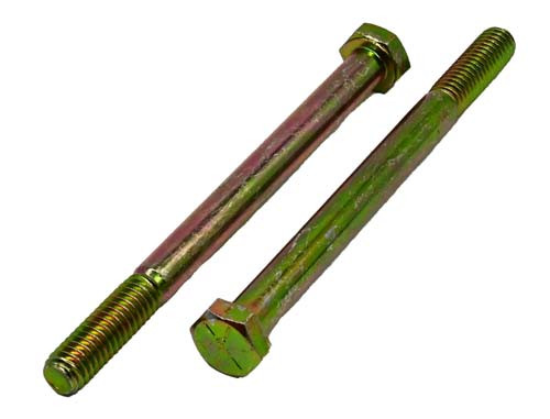 5/16-18 X 4 ZINC/YELLOW HEX HEAD BOLT GRADE 8