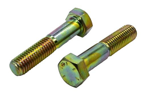 5/8-11 X 3-1/4 ZINC/YELLOW HEX HEAD BOLT GRADE 8