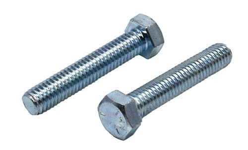 3/8-16 X 2 ZINC PLATED FULL THREAD HEX HEAD TAP BOLT GRADE 5