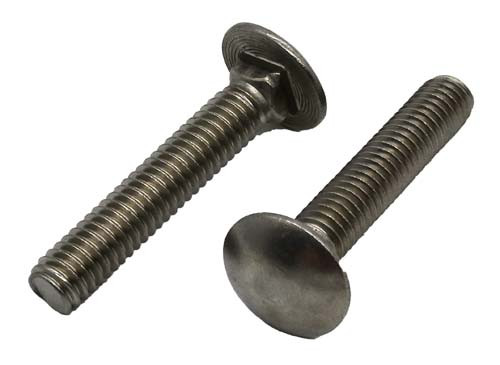 5/16-18 X 2-1/2 STAINLESS STEEL CARRIAGE BOLT GRADE 304 (18-8)