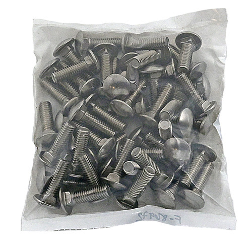 3/8-16 X 1-1/4 STAINLESS STEEL CARRIAGE BOLT GRADE 304 (18-8)