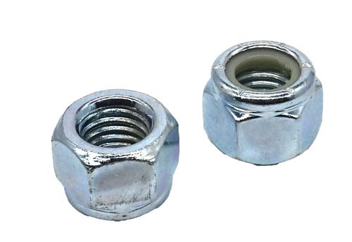 7/8-9 ZINC PLATED STANDARD NYLON INSERT LOCK NUT GRADE A