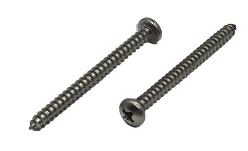 #10 X 1 STAINLESS STEEL PHILLIPS PAN HEAD TAPPING SCREW GRADE 304 (18-8)