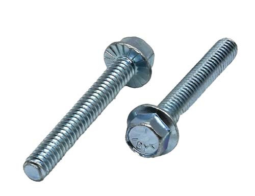 1/4-20 X 2 ZINC PLATED SERRATED FLANGE BOLT (FT) GRADE 5