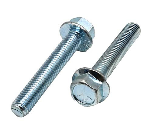 3/4-10 X 3 ZINC PLATED SERRATED FLANGE BOLT GRADE 5