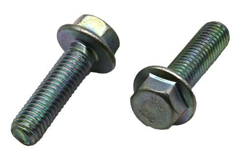 M12-1.75 X 40MM ZINC PLATED FLANGE BOLT (FT) GRADE 10.9