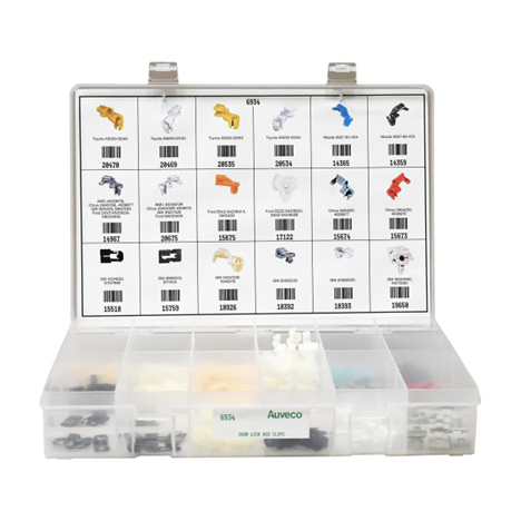DOOR LOCK ROD CLIPS ASSORTMENT