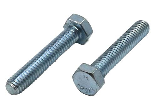 1/2-13 X 12 ZINC PLATED FULL THREAD HEX HEAD TAP BOLT GRADE 5