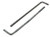 1-8 X 18 GALVANIZED L-ANCHOR BOLT 3 HOOK 6 THREAD