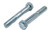 3/8-16 X 3-1/2 ZINC PLATED HEX HEAD BOLT (PT) A307 GRADE A