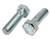 7/8-9 X 2-1/2 ZINC PLATED HEX HEAD BOLT A307 GRADE A