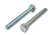 3/8-16 X 5 ZINC PLATED FULL THREAD HEX HEAD TAP BOLT A307 GRADE A