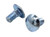 #10-24 X 3-1/2 ZINC PLATED CARRIAGE BOLT (FT) A307 GRADE A