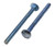 1/4-20 X 3-1/2 ZINC PLATED CARRIAGE BOLT (FT) A307 GRADE A