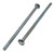 1/4-20 X 4-1/2 ZINC PLATED CARRIAGE BOLT (FT) A307 GRADE A