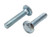 3/8-16 X 2 ZINC PLATED CARRIAGE BOLT (FT) A307 GRADE A