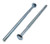 3/8-16 X 8 ZINC PLATED CARRIAGE BOLT (PT) A307 GRADE A