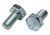 M8-1.00 X 25MM ZINC PLATED HEX HEAD BOLT GRADE 8.8