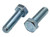 M12-1.25 X 25MM ZINC PLATED HEX HEAD BOLT GRADE 8.8