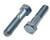 9/16-12 X 3-1/2 ZINC PLATED HEX HEAD BOLT GRADE 5
