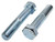 1-8 X 5-1/2 ZINC PLATED HEX HEAD BOLT GRADE 5