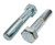 1-1/2 -6 X 6 ZINC PLATED HEX HEAD BOLT GRADE 5