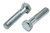 3/8-24 X 2-1/2 ZINC PLATED HEX HEAD BOLT GRADE 5