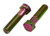 3/8-24 X 2 ZINC/YELLOW HEX HEAD BOLT GRADE 8