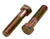 7/16-20 X 2 ZINC/YELLOW HEX HEAD BOLT GRADE 8