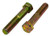 7/16-20 X 2-1/2 ZINC/YELLOW HEX HEAD BOLT GRADE 8