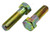 3/4-16 X 2-1/2 ZINC/YELLOW HEX HEAD BOLT GRADE 8