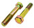 7/8-14 X 5 ZINC/YELLOW HEX HEAD BOLT GRADE 8