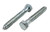 1/2 X 4-1/2 ZINC PLATED HEX HEAD LAG SCREW