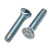 7/16-14 X 2-1/4 ZINC PLATED PLOW BOLT GRADE 5