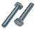 M10-1.50 X 70MM ZINC PLATED FULL THREAD HEX HEAD TAP BOLT GRADE 8.8