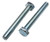 M10-1.50 X 80MM ZINC PLATED FULL THREAD HEX HEAD TAP BOLT GRADE 8.8